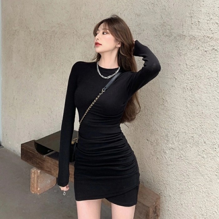 Dress Sexy Lengan Panjang Dres Seksi Ni Dress Bodycon Dress 2241