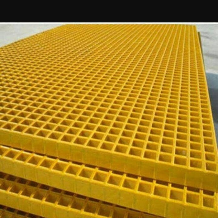 Terlaris Produk FRP Moulded Grating / Pijakan Kaki uk. 350x350mm thick 25mm