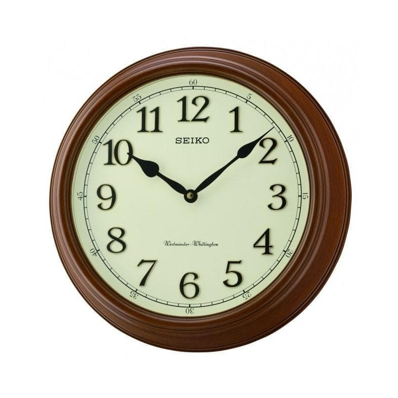 READY STOKKK Jam Dinding Kayu Seiko QXD214B Dual Chime Bestseller qxd214