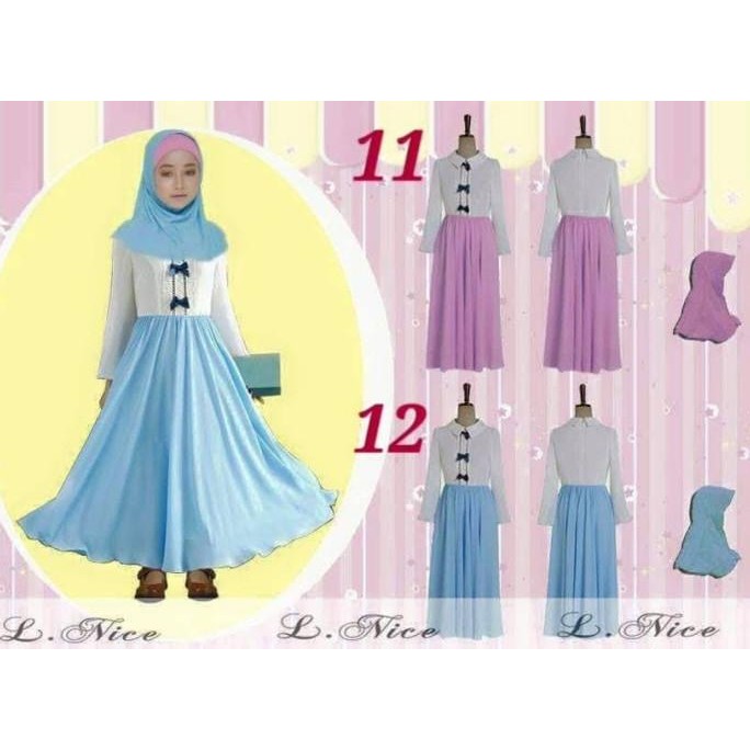 

Promo Baju Gamis Anak L-Nice - LGM 12