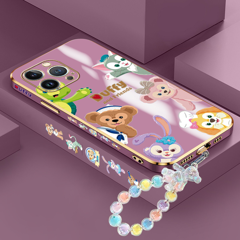 [Pengiriman Jakarta] Apple iPhone 12 13 14 15 Pro Max Mini Plus Casing Ponsel Duffy All staff  Lunak