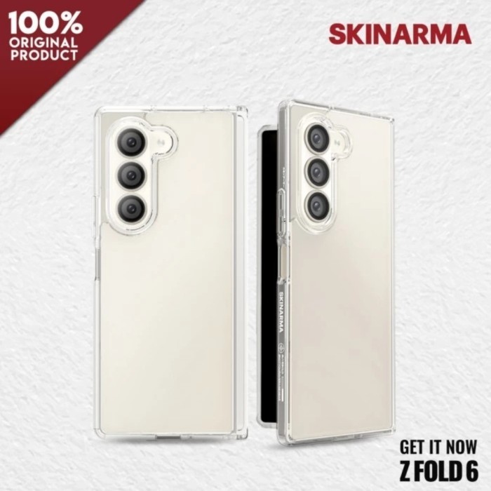 BEBAS ONGKIR - Clear Case Samsung Galaxy Z Fold 6 - Skinarma Saido Series - Original