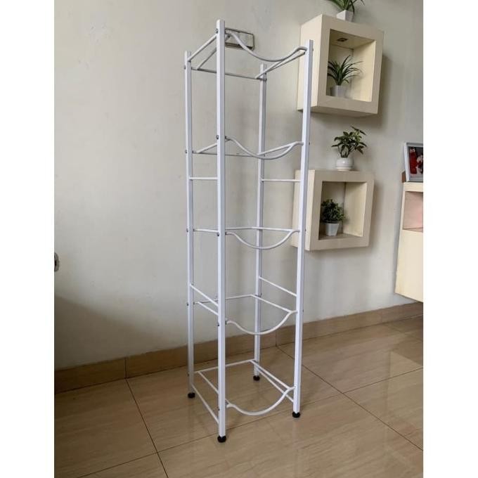 rak besi galon aqua 5 susun GTM