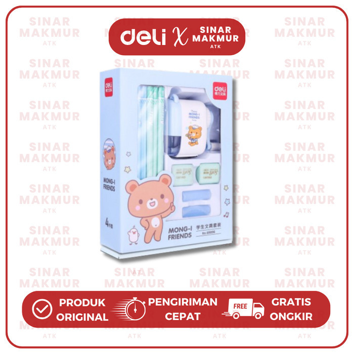 

Stationery Set 4 In 1/Paket Alat Tulis/Gift Set Deli 68896 (Set)