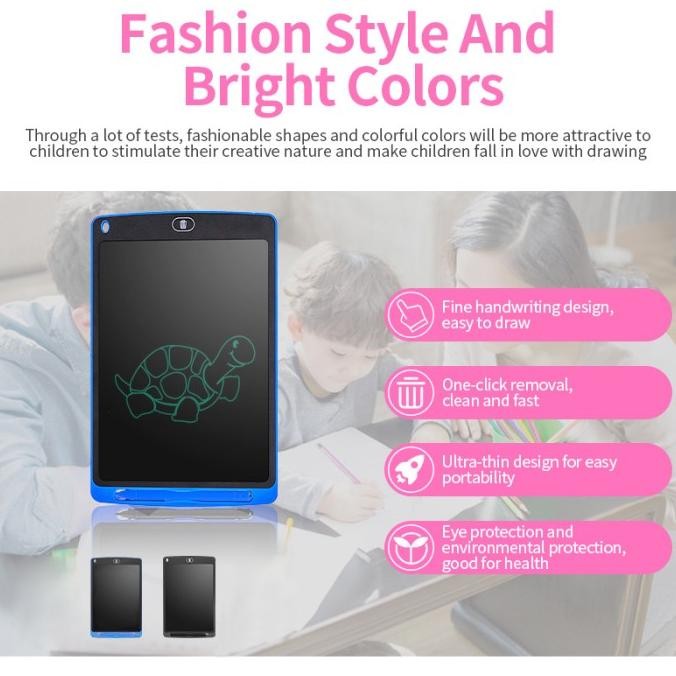

LCD Drawing Tablet Writing Tablet Papan Tulis Anak Board satu warna H32T