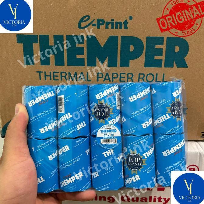 

Sale Themper Thermal Paper Eprint 57X30 Kertas Thermal Coreless