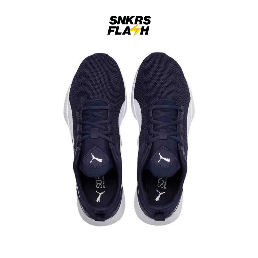 PUMA Flyer Runner Peacoat Navy White Sepatu Lari Pria - 19225701 - Size 44