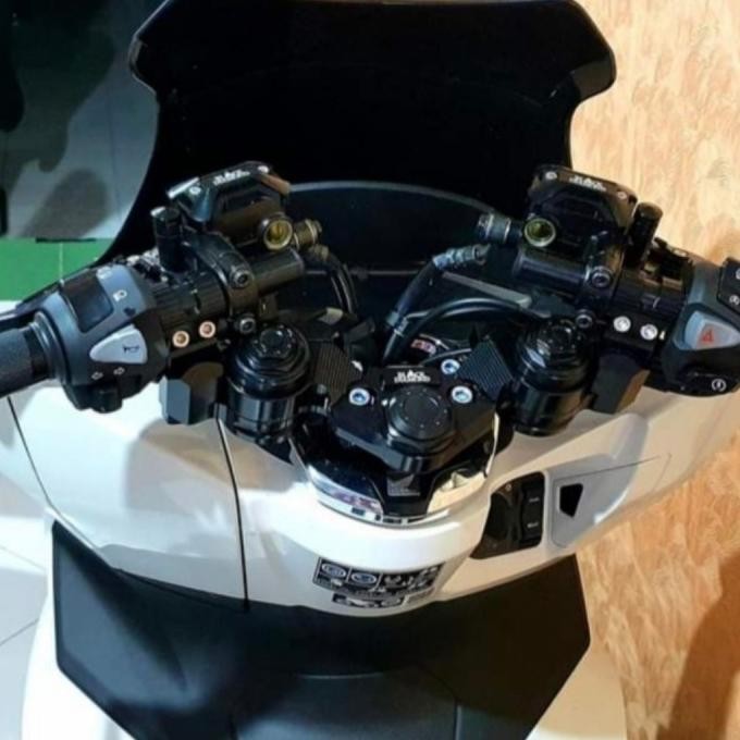 Stang Jepit Pcx 160 / Pcx 150 Adjustable Black Diamond Original