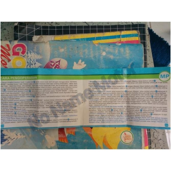 Alarm Motor MP One Way Original Anti Maling Alarm Motor Karbu Injeksi