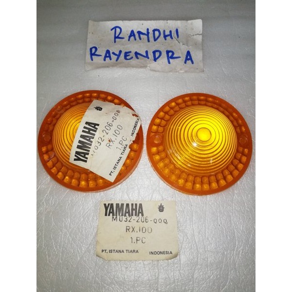 Lens Mika Sein Sen Yamaha Rx100 Rx125 Dt100 Rx Dt 100 125 Nos 2Pcs Murah