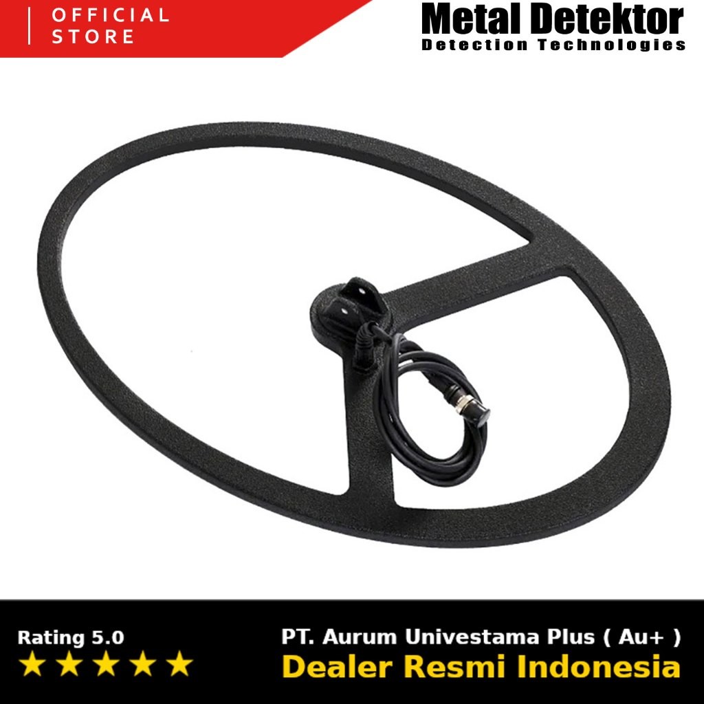 Golden Mask Coil 38x58 cm - PI Elliptic Koil Oval PI 15x23 inch Untuk Metal Detektor Detector Golden