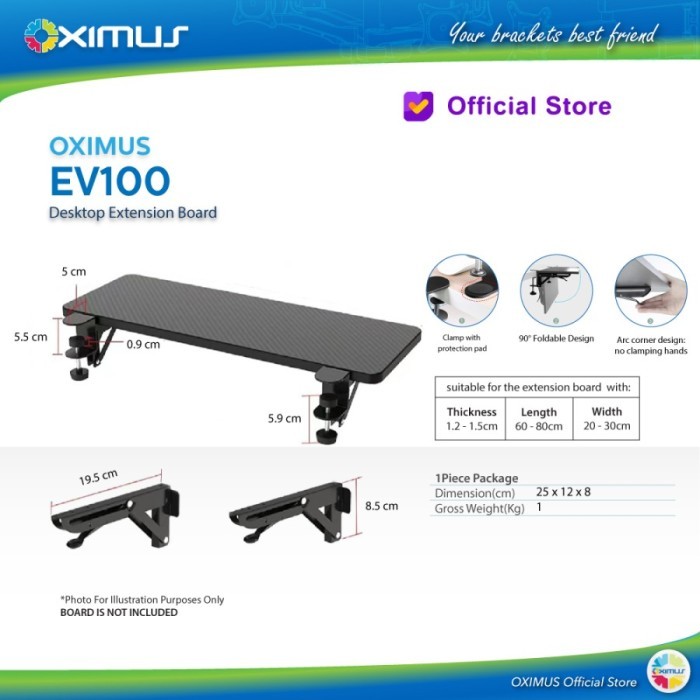 OXIMUS EV100 DESKTOP EXTENSION BOARD