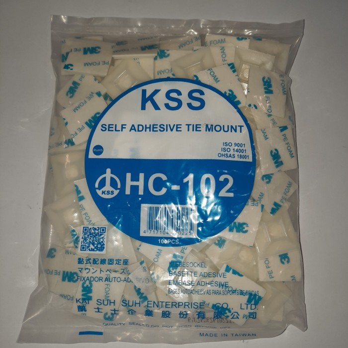 

NEW TIE MOUNT HC-102 @100 KSS