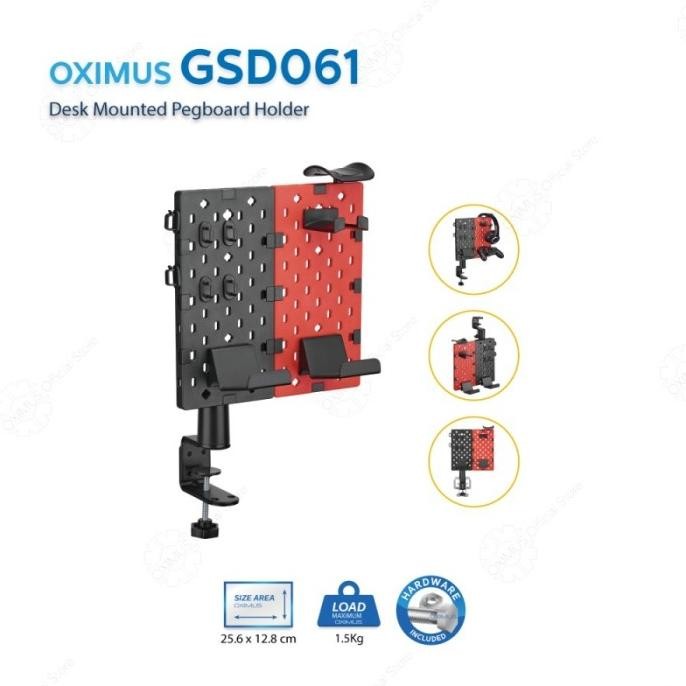 

Rak Papan Jepit Pegboard Holder Hanger Deskmount Gaming Oximus Gsd061 Original Dan Terpercaya