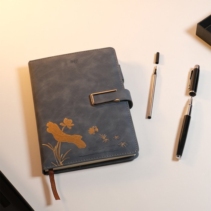 

Set Buku Agenda Catatan Kerja Binder Jurnal Harian Buku Diary Notebook With Pul /