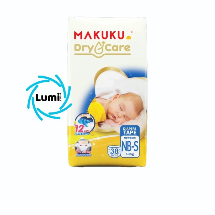 

Makuku Dry Care Tape Nb-S38 Pants M30 L28 Xl24 Xxl22 Popok Diapers