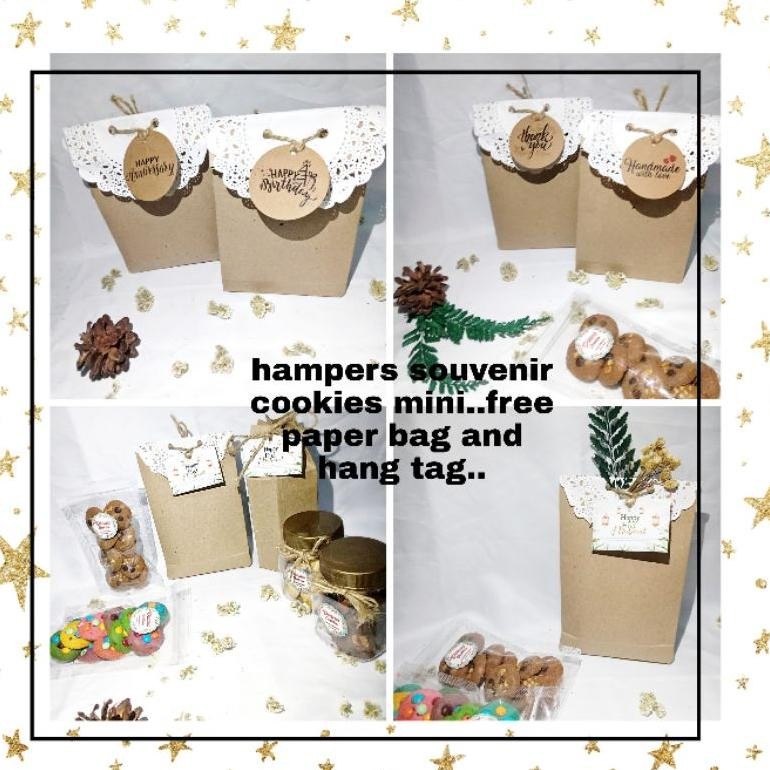 

hampers natal cookies mini kemasan pouch free paper bag