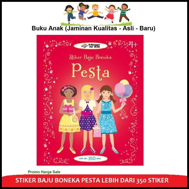 

GRATIS ONGKIR BUKU STIKER BAJU BONEKA PESTA 350 STIKER FIONA WAT ERLANGGA !!!!