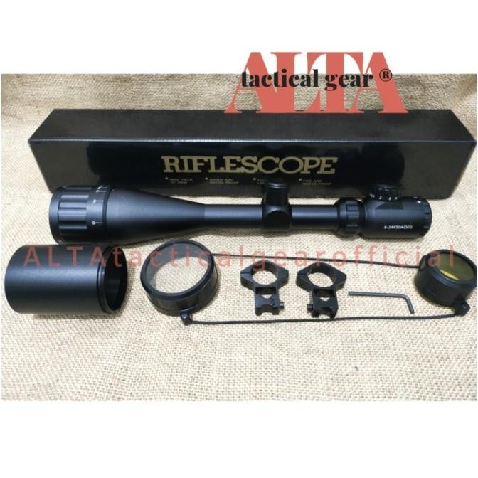 Sale Teleskop Riflescope 6-24X50 Aoeg