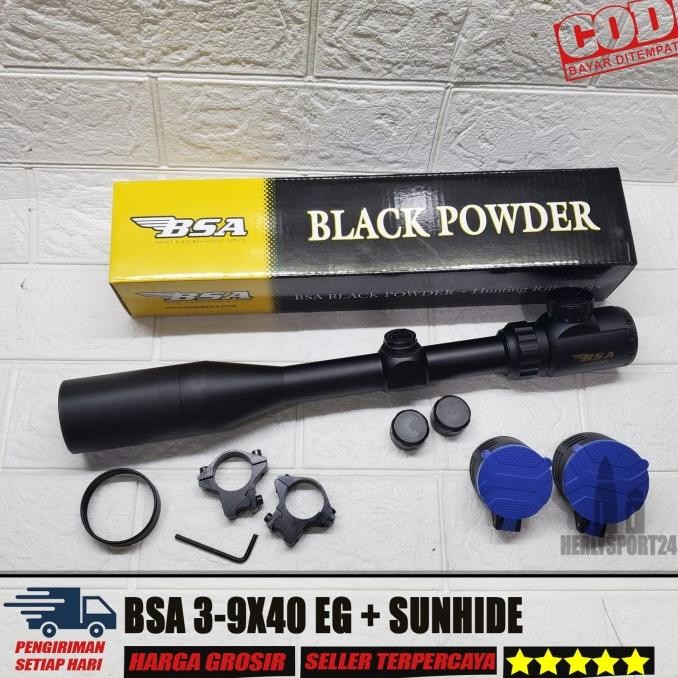 Sale Teleskop Bsa Black Powder 3-9X40 Eg Plus Sunhide