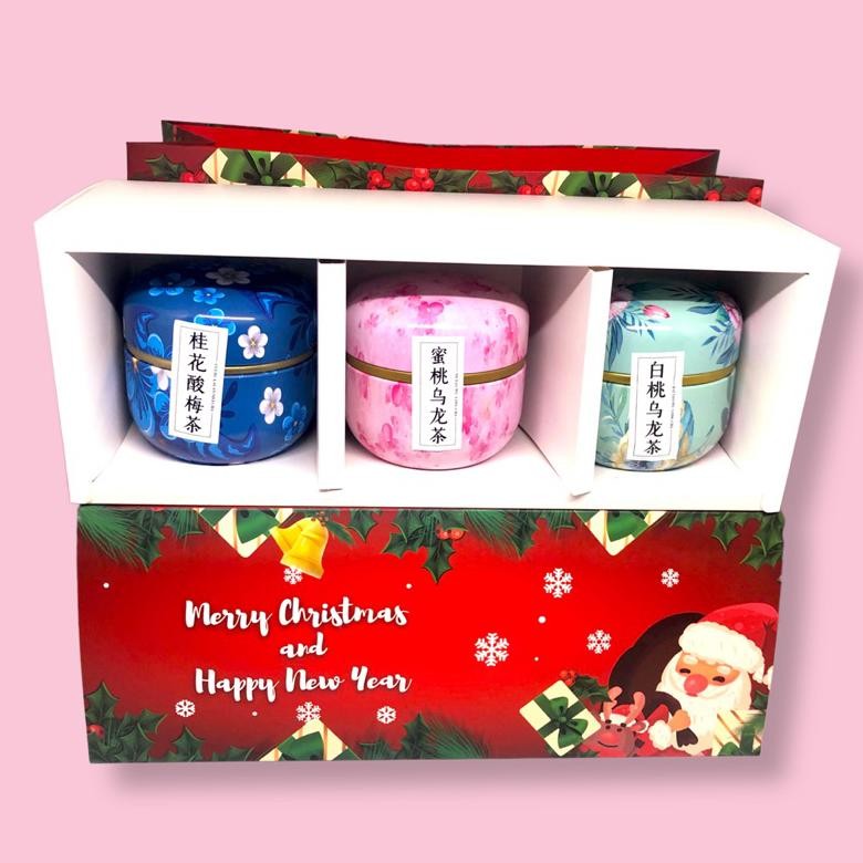 

Bisa Cod Christmas Tea Gift Set - Triple Tea Christmas Hampers - Gift Set Original