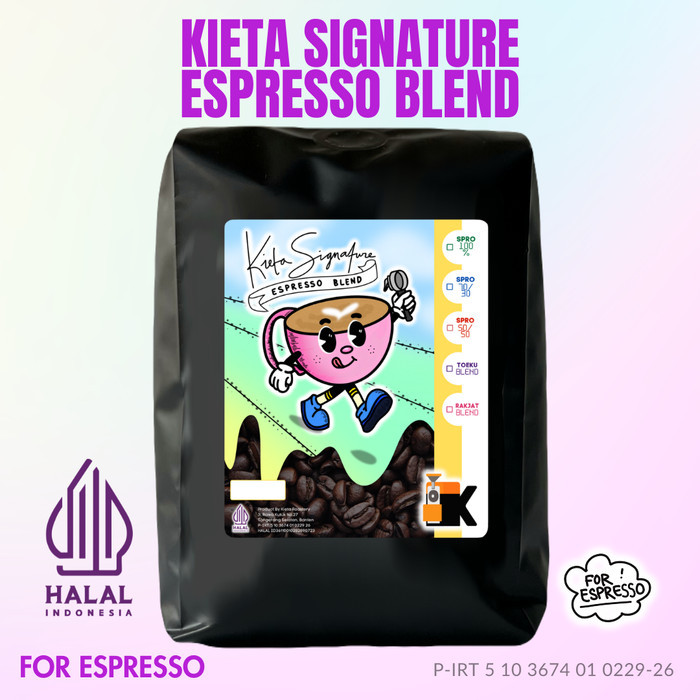 

Biji Kopi Kieta Signature Espresso Blend 1 Kg