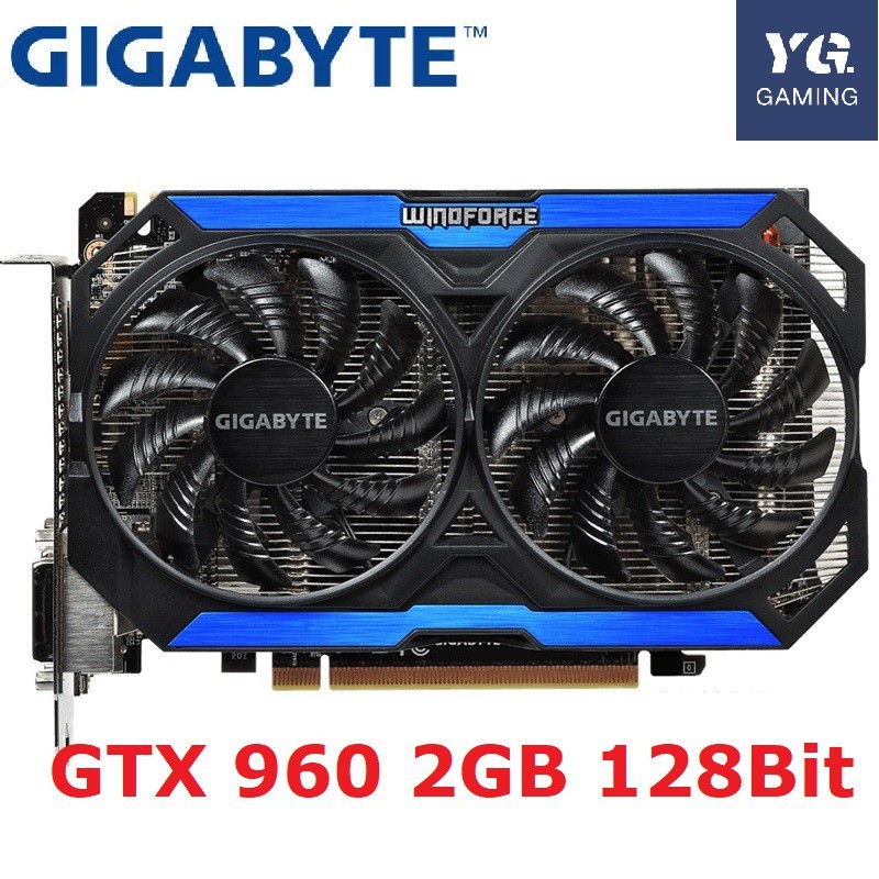 Kartu Grafis GIGABYTE GTX 960 2GB 128Bit GDDR5 Geforce GTX960 Hdmi Dvi game Bekas |sFi2vA59|