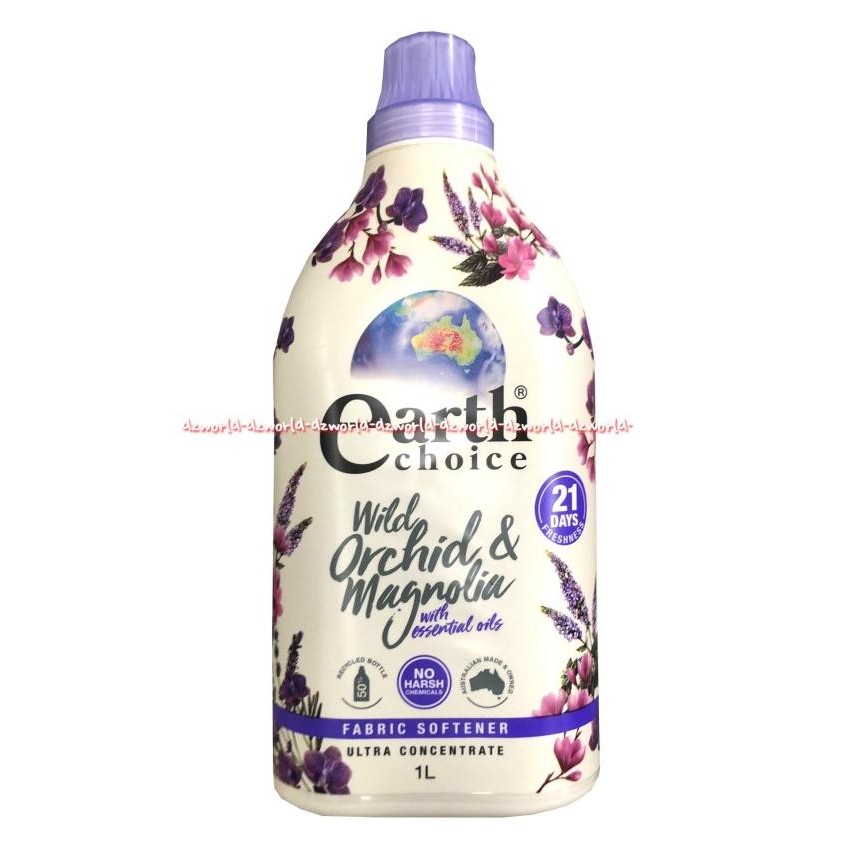 

Earth Choice Wild Orchid & Magnolla 1L Fabric Softener Wangi Anggrek