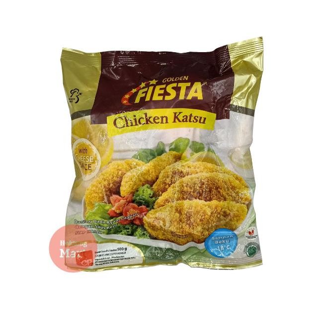 

Fiesta Golden Chicken Katsu With Cheese Sauce Free saus Keju 500gr GS