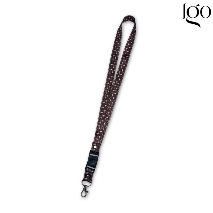 

Tali Lanyard Igo/Tali Id Card/Cetak 2 Sisi Bahantali Tissue Premium #Original