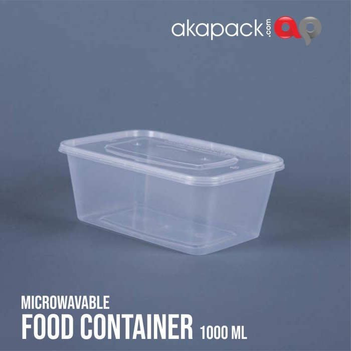 PROMO Food Container KIIP 1000ML/ wadah makanan kotak / thinwall KIIP