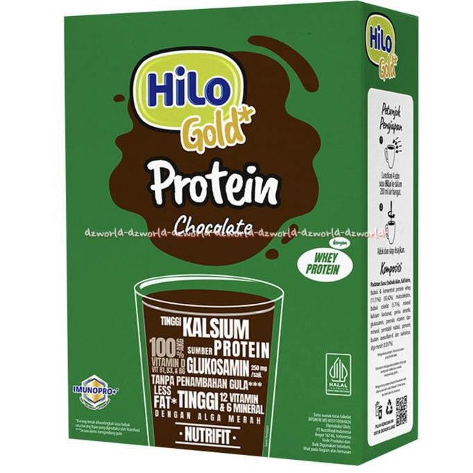 

Hilo Gold chocolate Susu Formula Susu Kalsium 250gr Coklat Susu Lansia