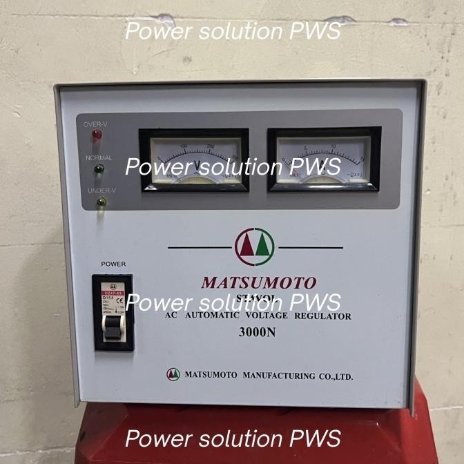 Stabilizer Matsumoto Stavol 3000N 3000 N 3000VA 1 Phase seken Mulus bergaransi Grosir Paling Murah