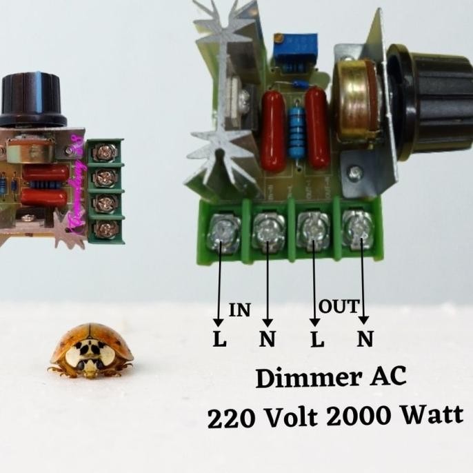 

Diskon! DIMMER 2000W SCR Electronic Volt Regulator Speed Controller Thermostat