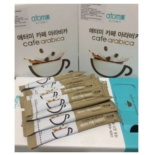 

ATOMY Cafe Arabica Atomy Kopi Arabika Korea 1 box isi 50 sachet | Aman untuk lambung