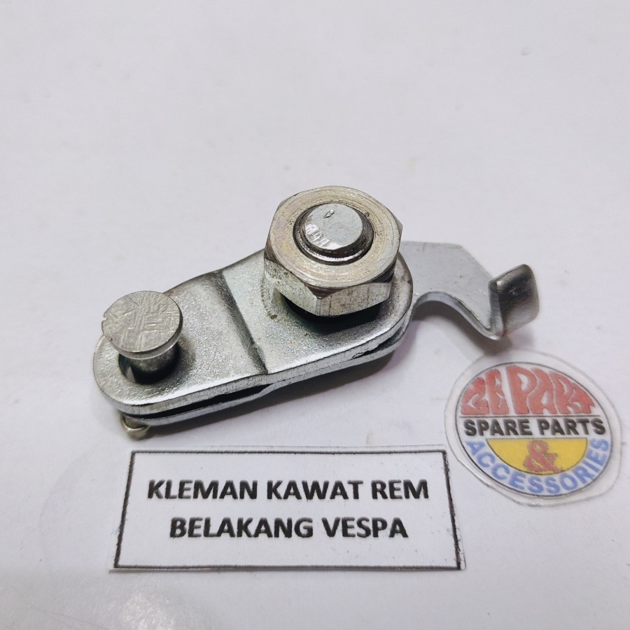 Stelan rem Belakang Vespa Klem penjepit kawat rem