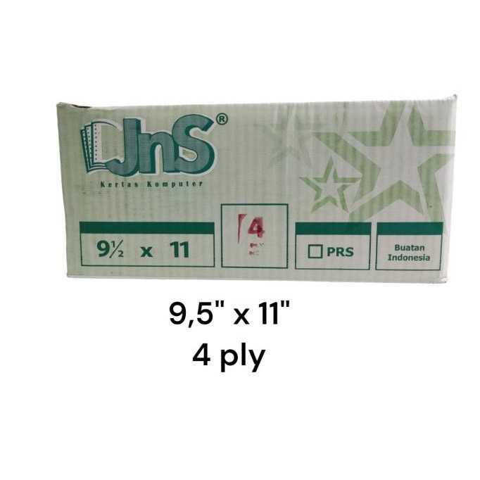 

TERMURAH - Kertas Continuous Form JNS - 9 1/2 x 11" - 4 Ply (K4)