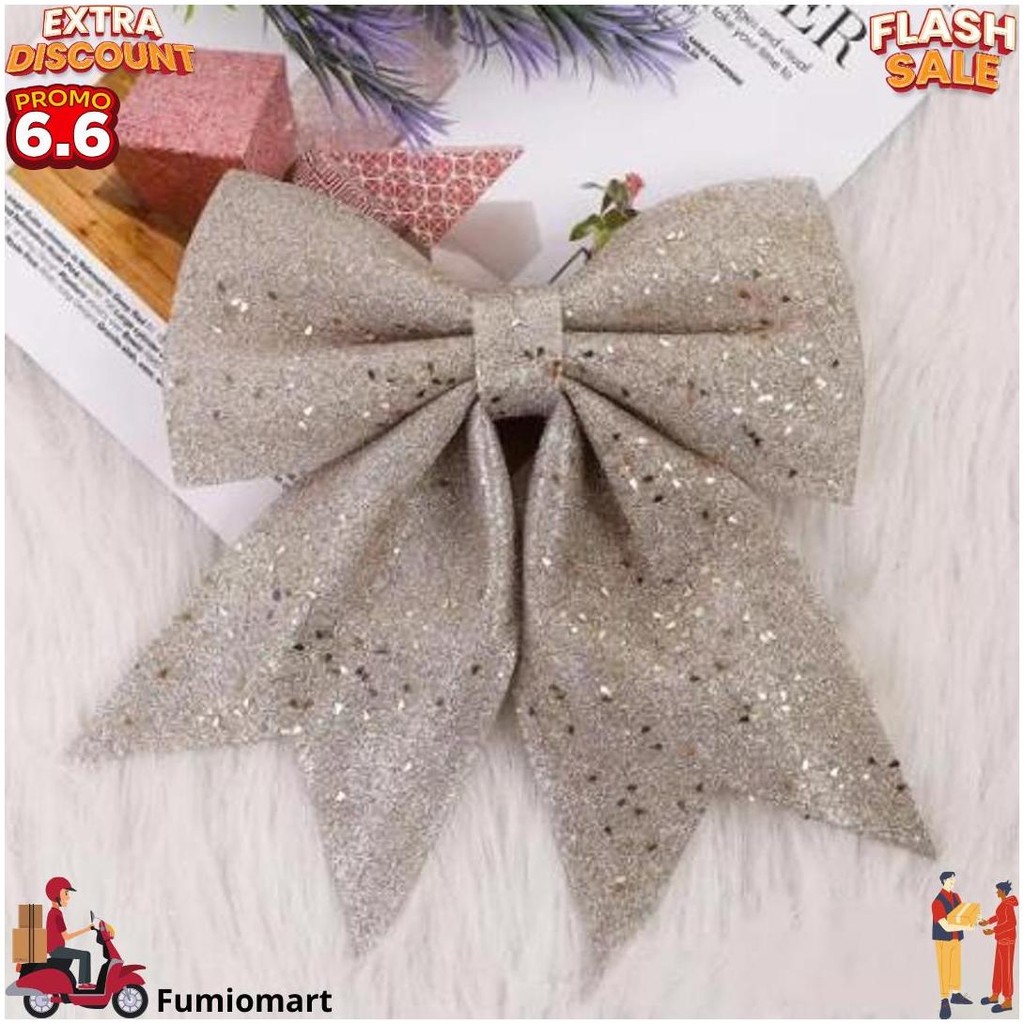 

Pita Pohon Natal Kain Glitter Champ Kain Bludru Isi 2 Isi 1 Aksesoris Hiasan Ornament Gantungan Pohon Natal D Sale