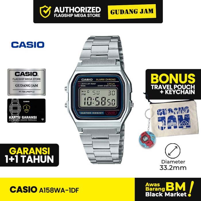 Casio General A158WA-1DF A158WA-1D A158WA