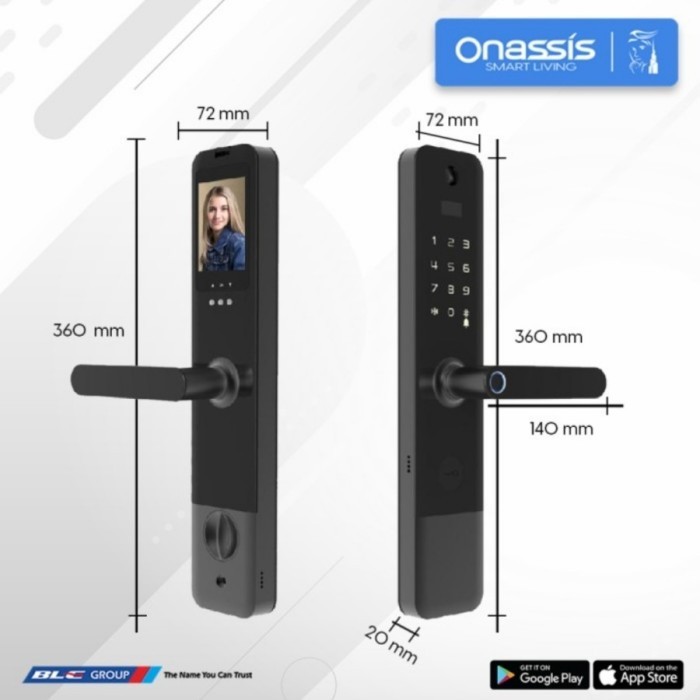 TERBARUUU DIGITAL LOCK / SMART LOCK ONASSIS T 62 T62 PRO