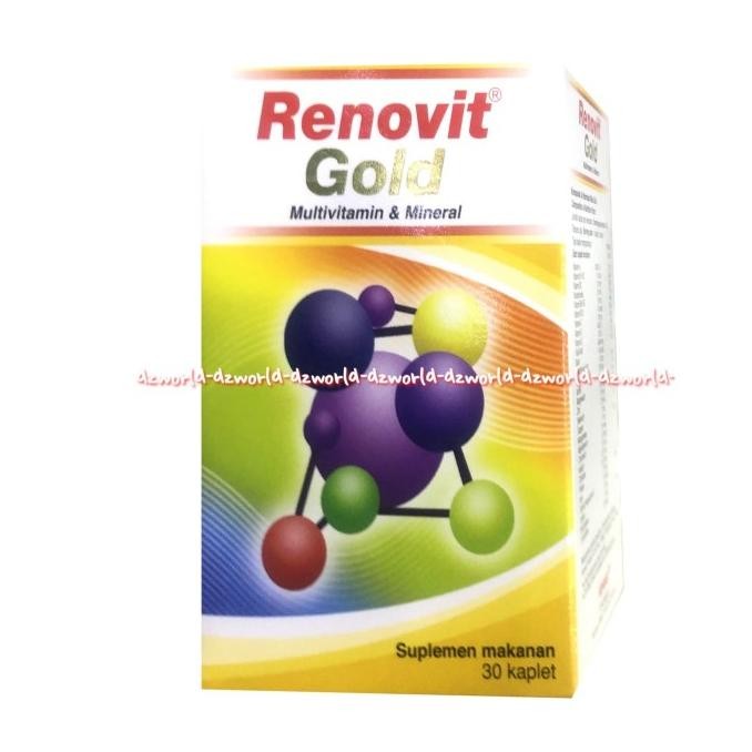 

Renovit Gold Multivitamin Suplemen Buat Menjaga Daya Tahan Tubuh 30