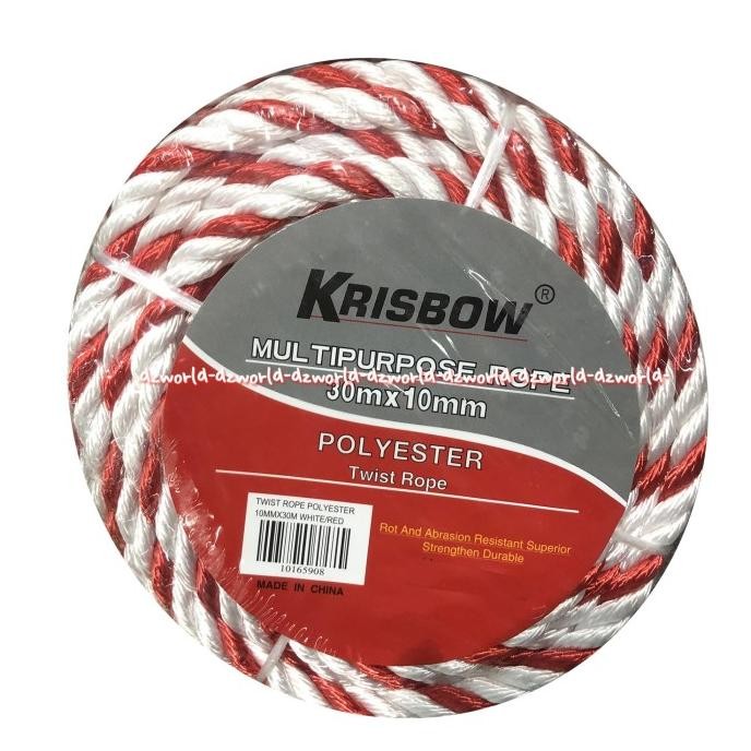 

Krisbow Multipurpose Rope 30m x 1cm Twist Rope Tali Kepang Merah