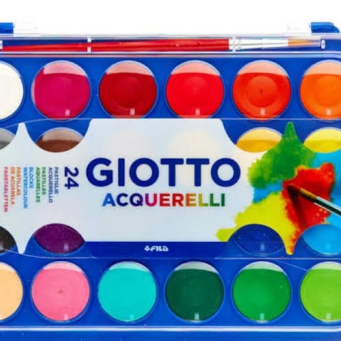 

Best Seller CAT AIR UNTUK ANAK ACQUERELLI MINI 24 WARNA FREE KUAS