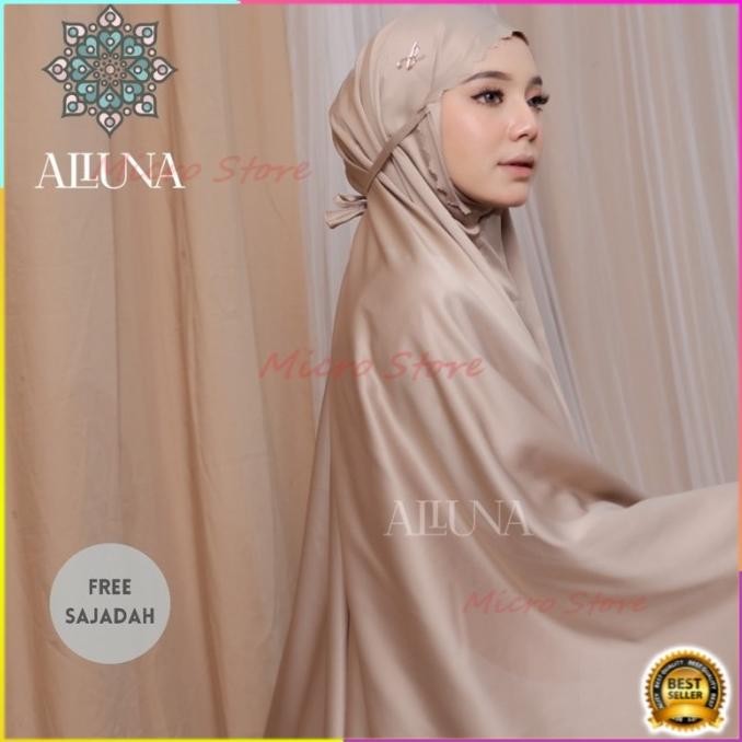 MUKENA - MUKENAH DEWASA DAILY ALLUNA LASERCUT - FASHION MUSLIM PREMIUM
