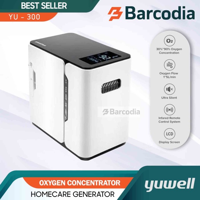 Yuwell YU300 300S Oxygen Concentrator Homecare Mesin Generator Oksigen