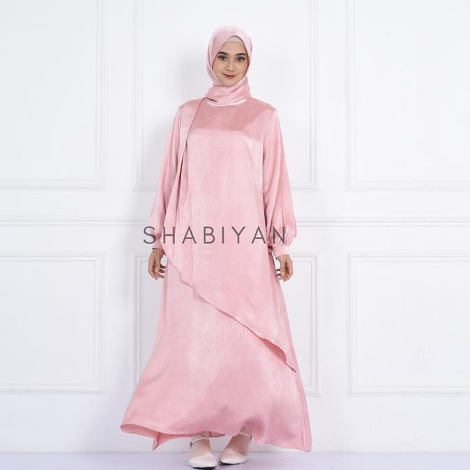 GAMIS WANITA CRADENZA SILK POLOS PREMIUM 535