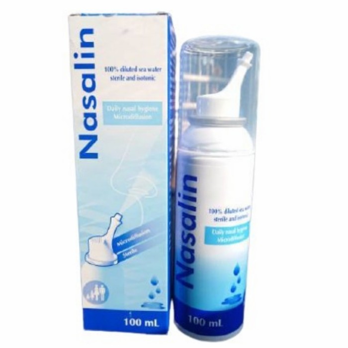 Nasalin Daily 100 ml Nasal Hygiene semprot hidung garam isotonik
