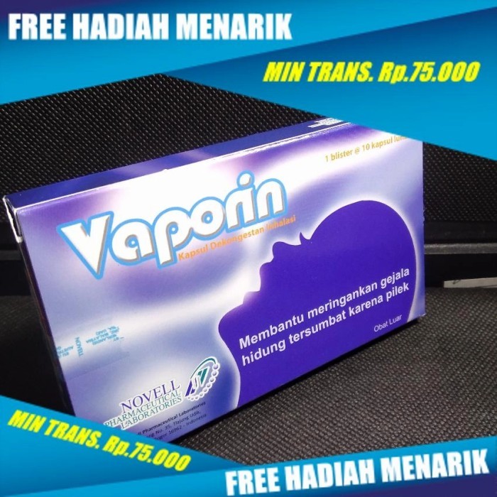 Vaporin/dekongestan inhalasi