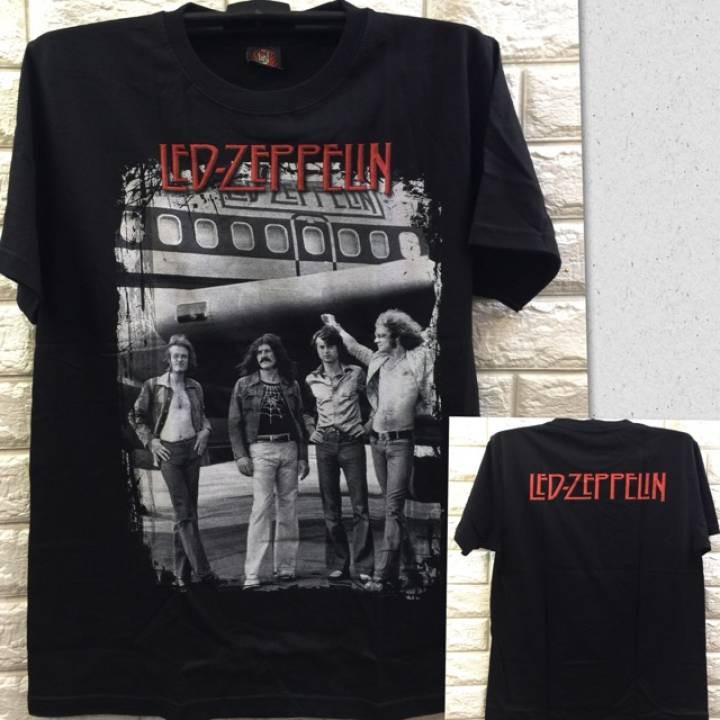 Terinspirasi ﹉♧✥Kemeja Hitam Band Rock Led Zeppelin Motif Pria Ukuran Besar
 |fXbTVTOD|