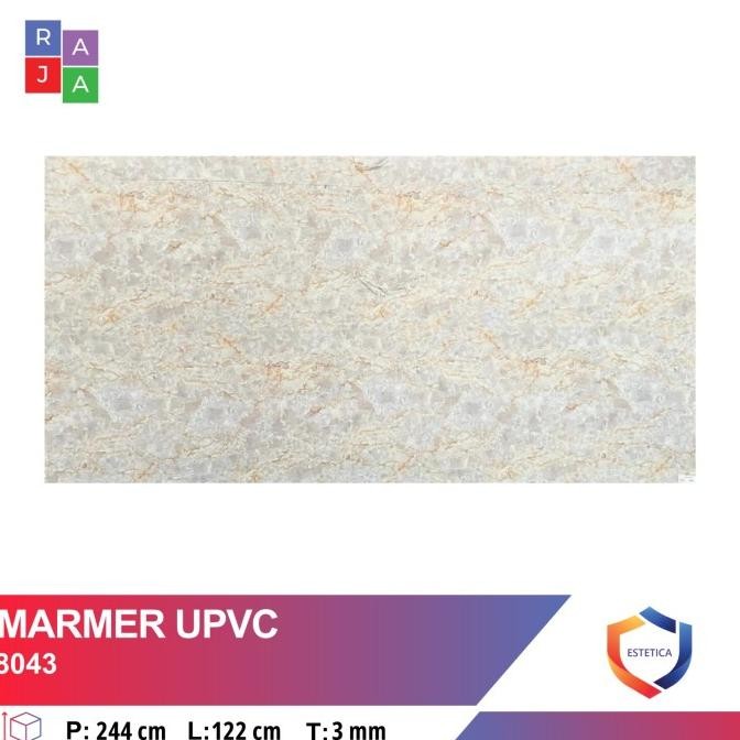 Marmer Panel PVC Dekorasi Dinding Motif Corak